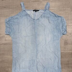Light Blue Denim Women's Dress